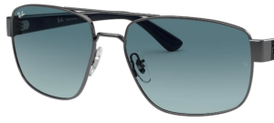Lentes originales Ray-Ban RB3663, color 3M · Azul degradado