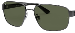 Lentes originales Ray-Ban RB3663, color 58 · Verde polarizado