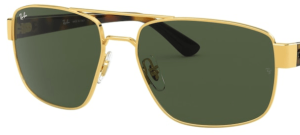Lentes originales Ray-Ban RB3663, color 31 · Verde