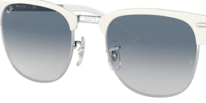Lentes originales Ray-Ban RB3716 Clubmaster Metal, color 3F · Azul degradado
