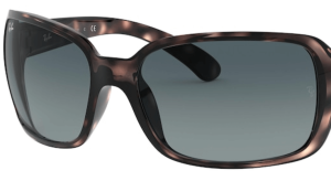 Lentes originales Ray-Ban RB4068, color 3M · Azul degradado