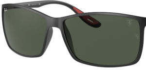 Lentes originales Ray-Ban RB4179 Liteforce, color 71 · Verde oscuro · plástico