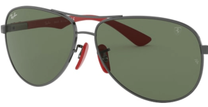 Lentes originales Ray-Ban RB8313M, color 71 · Verde · plástico