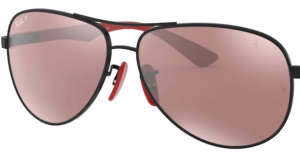 Lentes originales Ray-Ban RB8313M, color H2 · Espejo plata chromance polarizado · plástico