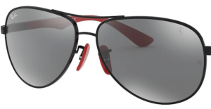 Lentes originales Ray-Ban RB8313M, color 6G · Espejo gris total · plástico
