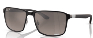 Ray-Ban RB3721CH, color 186/5j negro mate sobre negro