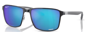 Ray-Ban RB3721CH, color 9144A1 · Negro sobre plata
