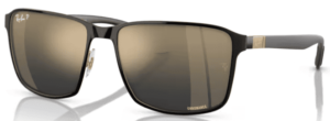 Ray-Ban RB3721CH, color 187/J0 · Negro sobre oro
