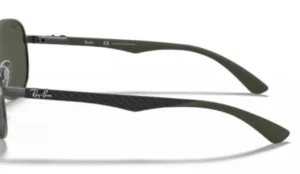 Patillas originales Ray-Ban RB8313 Carbon Fibre, color 004/N5 · Gunmetal