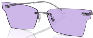 Lentes originales Ray-Ban RB3730 Xime, color 1A · Violeta · plástico