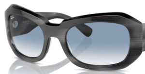 Lentes originales Ray-Ban RB2212 Beate, color 3F · Azul degradado