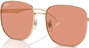 Lentes originales Ray-Ban RB3713D, color 74 · Naranja · plástico