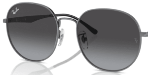Lentes originales Ray-Ban RB3727D, color 8G · Gris degradado · plástico