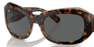 Lentes originales Ray-Ban RB2212 Beate, color B1 · Gris oscuro