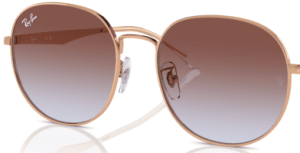 Lentes originales Ray-Ban RB3727D, color I8 · Azul claro degradado violeta · plástico