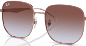 Lentes originales Ray-Ban RB3713D, color I8 · Azul claro degradado violeta · plástico