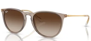 Ray-Ban 4171 ERIKA, color 674413 · Transparente marrón claro