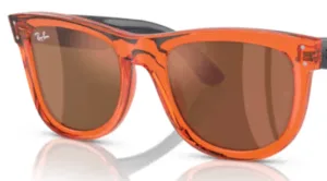 Cristales originales Ray-Ban R0502S Wayfarer Reverse, color GM · Cobre · plástico