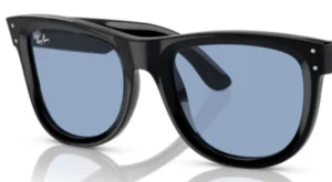 Cristales originales Ray-Ban R0502S Wayfarer Reverse, color 72 · Azul claro · plástico