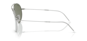 Patillas originales Ray-Ban RB0101S Aviator Reverse, color 003 · Plata