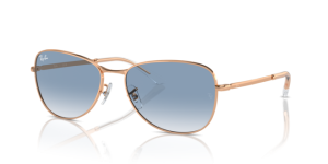 Lentes originales Ray-Ban RB3733, color 3F · Azul degradado