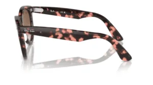 Patillas originales Ray-Ban RB2241 Wayfarer Way, color 1334 · Rosa habana
