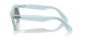 Patillas originales Ray-Ban RB2242 Wayfarer Oval, color 1385 · Fotocromático waves azul