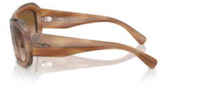 Patillas originales Ray-Ban RB2212 Beate, color 1403 · Rayado marrón