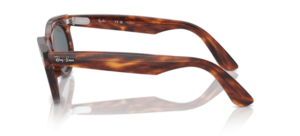 Patillas originales Ray-Ban RB2242 Wayfarer Oval, color 954 · Rayado habana