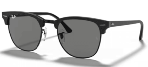 Ray-Ban 3016 CLUBMASTER, color 1305b1 wrinkled negro sobre negro