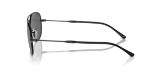 Patillas originales Ray-Ban RB3735 Bain Bridge, color 002 · Negro