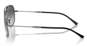 Patillas originales Ray-Ban RB3735 Bain Bridge, color 004 · Gunmetal
