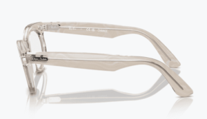 Patillas originales Ray-Ban RB2242V Vista WAYFARER OVAL, color 8291 · Fotocromático waves gris