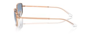 Patillas originales Ray-Ban RB3732, color 9202 · Rosa oro