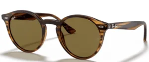 Lentes originales Ray-Ban RB2180, color 73 · Marrón · plástico