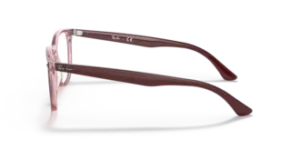 Patillas originales Ray-Ban RB7159 Vista, color 8097 · Habana sobre transparente morado