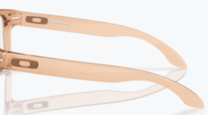 Patillas originales Oakley OO8156 Holbrook RX, color 14 · Pulido transparente sepia
