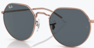 Lentes originales Ray-Ban RB3565 Jack, color R5 · Azul