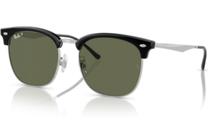 Lentes originales Ray-Ban RB4418D, color 9A · Verde polarizado · plástico