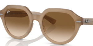 Lentes originales Ray-Ban RB4399 Gina, color 651 · Marrón