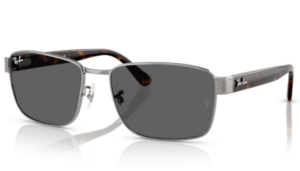 Lentes originales Ray-Ban RB3750, color B1 · Gris oscuro