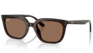 Lentes originales Ray-Ban RB4439D, color 73 · Marrón · plástico