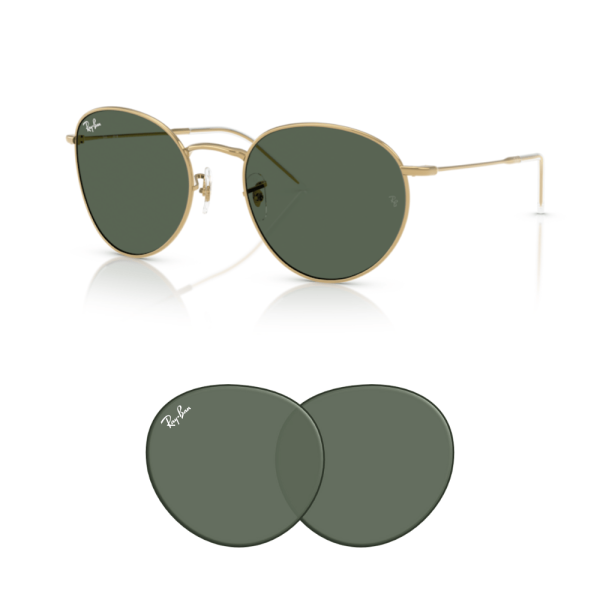 Cristales Ray-Ban RB0103S Round Reverse originales