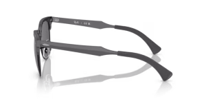Patillas originales Ray-Ban RB3507 Clubmaster Aluminum, color 9247 · Graphite sobre negro