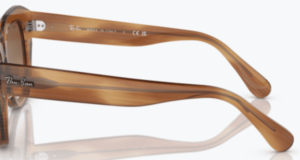 Patillas originales Ray-Ban RB2186 State Street, color 1403 · Rayado marrón