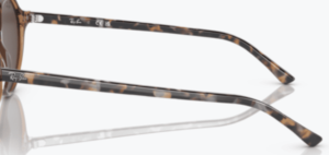 Patillas originales Ray-Ban RB2195 Thalia, color 6636 · Transparente marrón