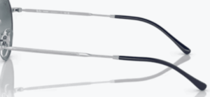 Patillas originales Ray-Ban RB3565 Jack, color 9242 · Plata