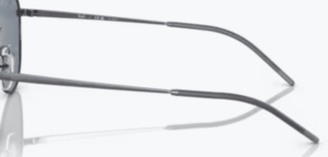 Patillas originales Ray-Ban RB3589, color 9249 · Gunmetal