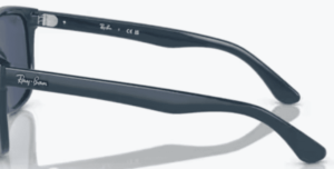 Patillas originales Ray-Ban RB4147 Boyfriend, color 6717 · Azul oscuro