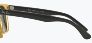 Patillas originales Ray-Ban RB4184, color 6043 · Honey